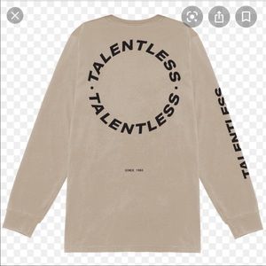 Talentless Long Sleeve. Circle Logo